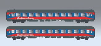 ACME 55235 - H0 - 3-tlg. Set Personenwagen Apfelpfeil, Ep. IV - Set 3